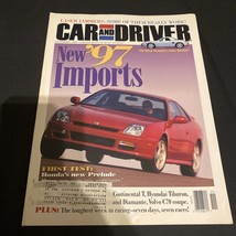 November 1996 Car And Driver Magazine - £11.25 GBP