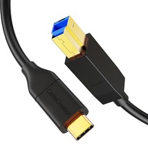 CableCreation USB 3.1 C to USB B Cable 4FT, USB Printer Cable USB B to C 10Gbps  - £16.44 GBP
