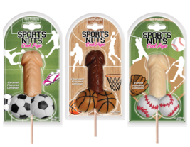SPORTS NUTS COCK POPS LOLLIPOP PENIS SHAPED CANDIES GAG GIFTS - $261.91 MXN