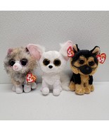 Ty Beanie Boos Lot of 3 - Scrappy Cat, Spirit Dog, Phoenix Fox 6&quot; Plush - $30.99 CAD