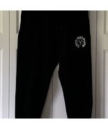 True Religion Unisex Jogger Pants Black Logo Detail Size M Casual Wear - $44.55