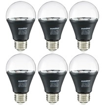 6 Pack Sunlite LED A Type Blacklight 2W Bulb Medium (E26) Base, UV Black Light - £131.17 GBP