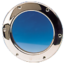 Marine Boat round portlight 190mm fixed version unbreakable glass size 141mm - £115.03 GBP