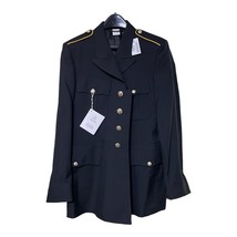 DSCP Bremen-Bowdon Mens Blue US Army Wool Dress Coat Suit Jacket Size 39R - £27.43 GBP