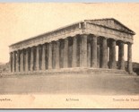 Temple of Theseus Athens Greece  UNP DB Postcard K8 - $6.88