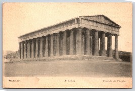 Temple of Theseus Athens Greece  UNP DB Postcard K8 - £5.37 GBP