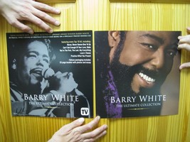 Barry White Poster The Ultimate Collection 2 Sided Face Shot - $495.35 MXN