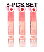 BR Apple Roll On Fruity Lipgloss Lip Gloss Lip Shiner Oil 3 PCS Set - $6.76 CAD