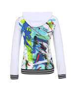 Simply Art Dolcezza: River Of Life Abstract Art Zip Up Hoodie - £91.77 GBP