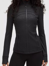 ❤LULULEMON DEFINE JACKET SHIMMER~LUXE SHINE FOIL PRINT BLACK~0-2-4-6-8-1... - £134.67 GBP