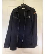 Vtg 90s German Military Jacket Navy Size Large - $39.95