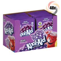 Full Box 48x Packets Kool-Aid Grape Caffeine Free Soft Drink Mix | Fast Shipping - £20.95 GBP