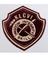 KLCVI WISDOM INTEGRITY SKILL EDUCATION SCHOOL SEW ON PATCH VINTAGE RETRO... - $15.99