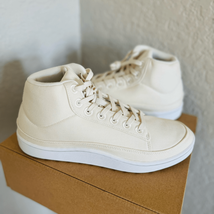 Allbirds Pacer Canvas Mid Top Retro Woman&#39;s Sneaker, Natural White, Size... - $1,824.42 MXN