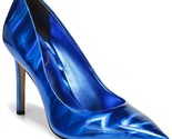 Sam Edelman Women Classic Pump Heels Hazel Size US 5.5M Royal Blue Metallic - $58.41