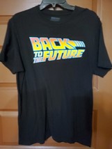 Back To The Future Black Mens T-Shirt Size Large - $11.88