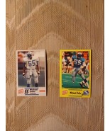 2 Michael Cofer Detroit Lions Football Cards 1990 1991 Oscar Mayer Polic... - £7.78 GBP