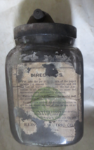 1890s Illinois Electric Chicago LeClanche Wet Cell Battery Glass Container - $199.98
