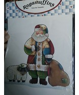 Ragamuffins Iron-on Transfer 4141 Patchwork Santa Marcum - £7.83 GBP