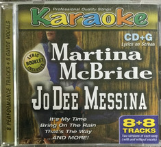 KARAOKE MARTINA MCBRIDE &amp; JO DEE MESSINA - CD + G, Includes Lyric Book 8... - $7.60