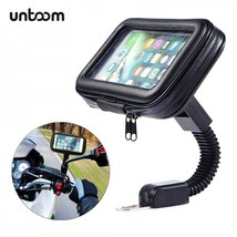 XL mobile holder for motorcycles + waterproof case, rearview mirror + FREE... - £12.20 GBP