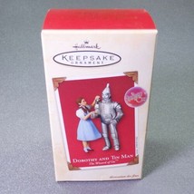 Hallmark 2003 Dorothy and Tin Man Ruby Slippers Wizard of Oz Ornament QXI8299 - £23.55 GBP