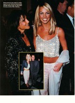 Britney Spears teen magazine pinup clipping with her mom double sided - £2.00 GBP