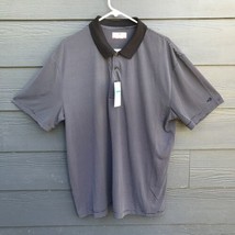 Grand Slam Polo Golf Shirt Mens XL 48x29.5 Gray Black Short Slv Poly Lig... - $20.15