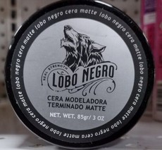 Lobo Negros Cera Matte Moldeadora Styling Hair Wax - 85g - Envio Gratis - $16.78