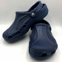 Crocs Unisex Slip On Clogs Shoes Men&#39;s 7 Women&#39;s 9 Blue  - £19.44 GBP