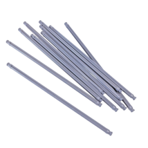 Qty 10 ~ K&#39;nex Gray Rods 7-1/2&quot; Long Standard Replacement Parts Pieces - $0.98
