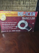 Bird Bath De-icer Model C-50-Brand New-SHIPS N 24 HOURS - $68.08