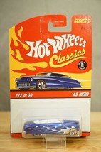 NOS 2005 Hot Wheels Series 2 22/30 49 Merc Blue Flames Metal Toy Car Mattel - £6.64 GBP