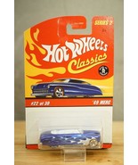 NOS 2005 Hot Wheels Series 2 22/30 49 Merc Blue Flames Metal Toy Car Mattel - £6.54 GBP