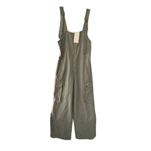 CHOOSY- Piece of Cake Overall Pant Jumpsuit olive Green Size M - £62.02 GBP