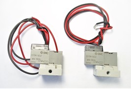 SMC SY114-5GZ Pneumaic Solenoid Valve Qty 2 New 24VDC - $455.56 MXN