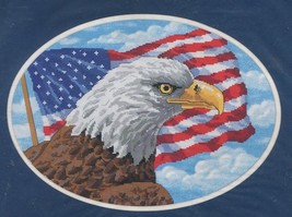 Freedom Eagle 39018 Dimensions No Count Cross Stitch 2000 NOS Unopened Kit - $12.86