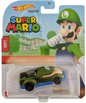 Hot Wheels Character Cars Super Mario Luigi. Mattel. New - £9.39 GBP