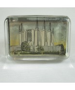 1933-1934 Chicago Worlds Fair Souvenir Glass Paperweight Travel &amp; Transp... - £31.45 GBP