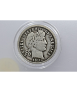 1911 Philadelphia Mint Silver Barber Dime - $1,818.84 MXN