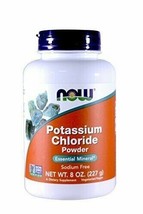 NOW Potassium Chloride Powder, 8-Ounces (Pack of 4) - £25.01 GBP