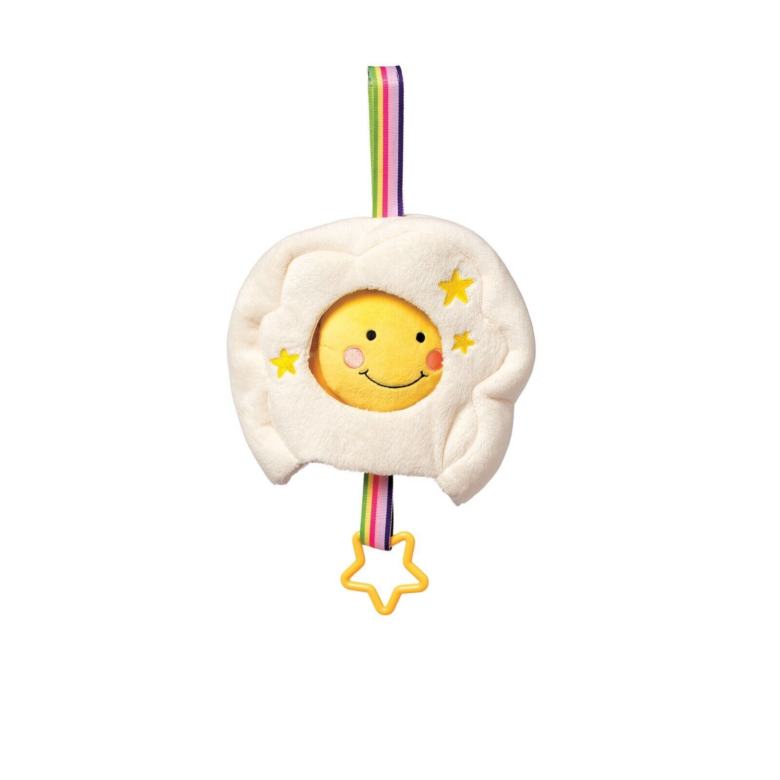 Manhattan Toy Lullaby Cloud sun musical plush pull crib toy Twinkle little star - $29.69