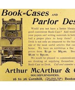 Arthur McArthur Book Case Desk 1894 Advertisement Victorian Furniture AD... - $19.99