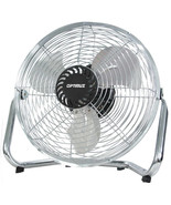 Optimus 12 in. Industrial Grade High Velocity Fan with Chrome Grill - £53.51 GBP