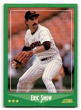 1988 Score #338 Eric Show    San Diego Padres Baseball Cards EX/NM ID:54941 - $1.73