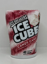 (1)Ice Breakers Ice Cubes Sugar Free Gum Limited Edition Candy Cane 40 P... - $16.82