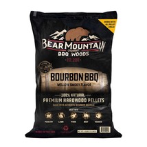 Bear Mountain Pellets Smoker Grill Bbq Wood Pellet Barbecue Bourbon 40LB Bag New - £30.04 GBP