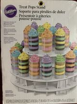 2 Tier Display Stand Wilton Treats Cakes Pops Holds 26, New. - $14.73