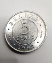 1991 Belize 5 Cents Elizabeth Il -Very Nice Circulated Collector Coin - £3.22 GBP