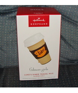 Hallmark 2024 Keepsake Gilmore Girls Luke&#39;s Diner Travel Mug Ornament Ne... - $74.90